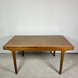 Scandinavian style extendable teak table by Nathan furniture 1960