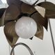 Lampadaire fleurs et plante lampe de plancher de fleur - design années 70