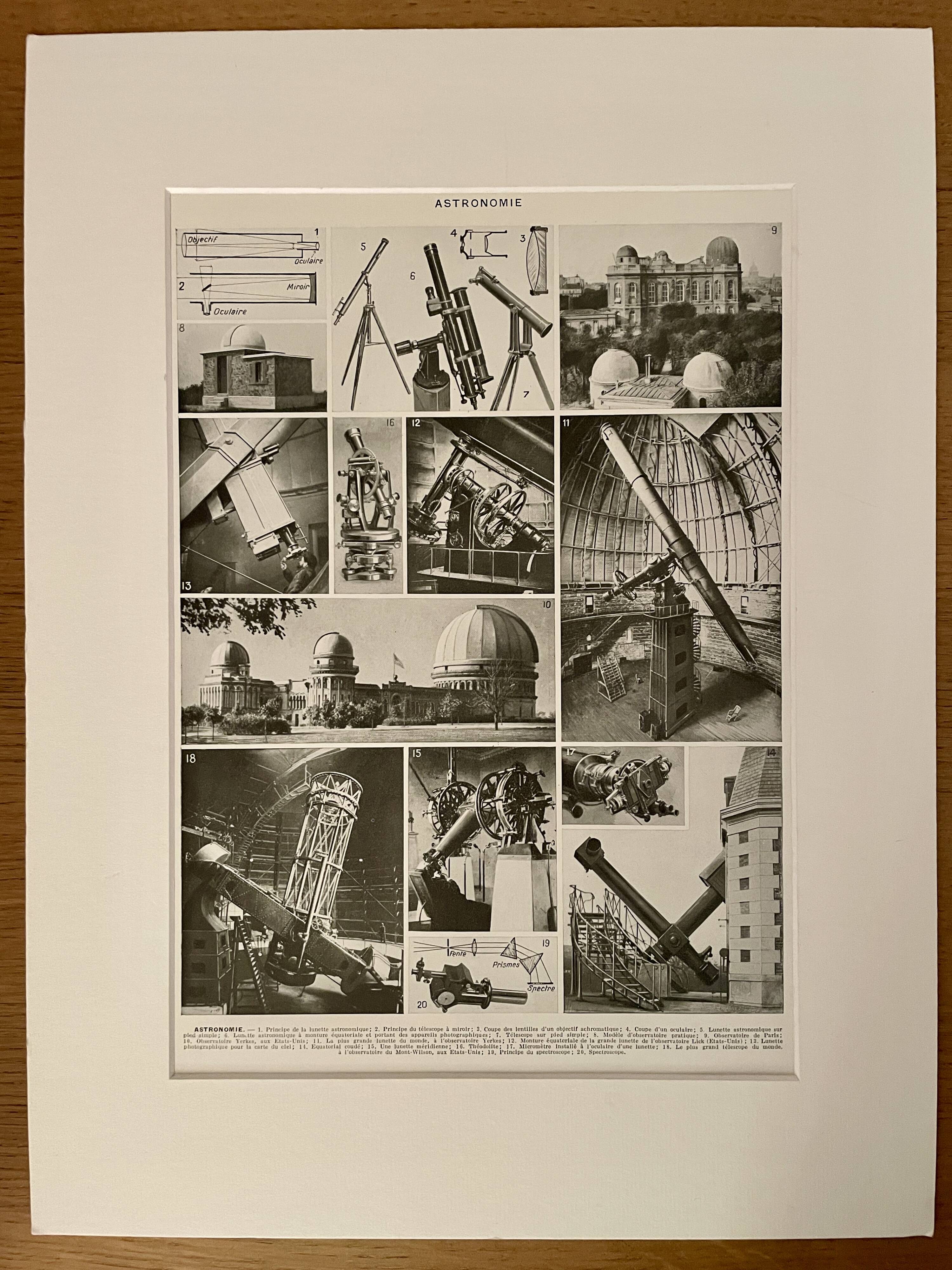 Photographic plate on astronomy - 1930