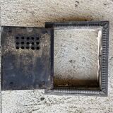 Ancienne porte de four ou cheminée 19eme fonte