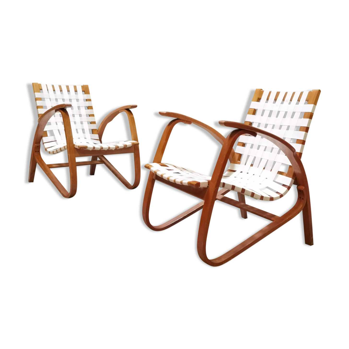 Paire de fauteuils par Jan Vanek pour Up Zavody 1930