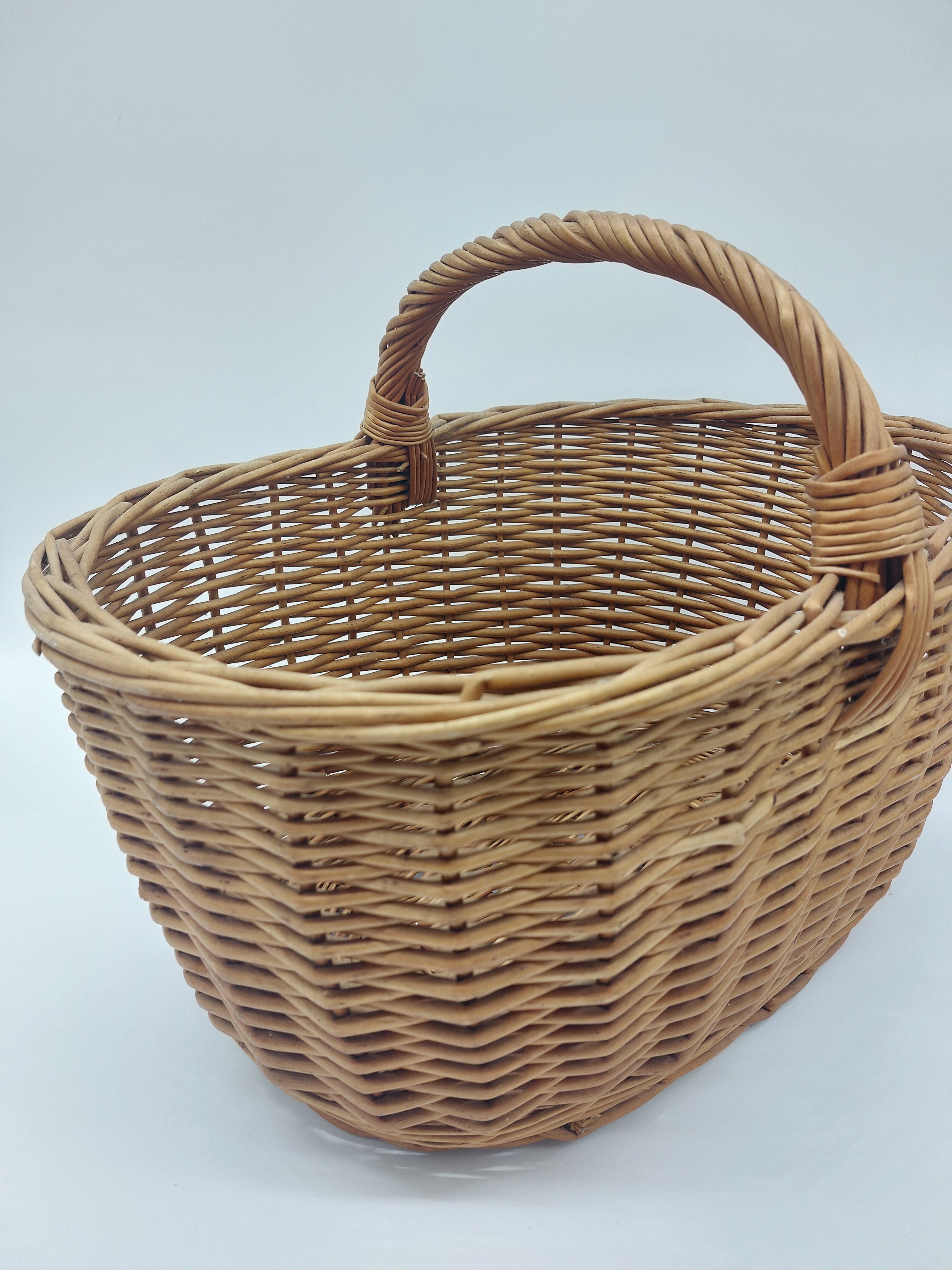 Vintage wicker basket