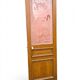 Engraved glass door, late 19th century.