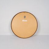 Modern brass mirror from the mid-century by Glasmäster in Markaryd, Sweden, 1960s.