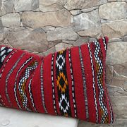 Moroccan pillowcase, Berber cushion cover, woven pillowcase