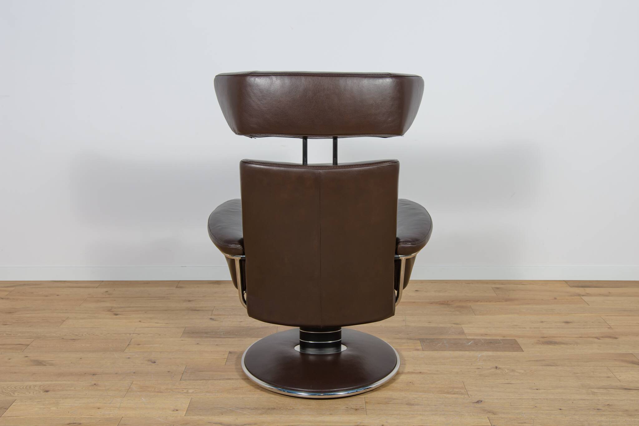 Ergonomic Lounge Chair with Ottoman Model from Ekornes Stressless, 2000s, Set of 2