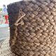 70s pouf in braided rush.