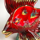 Lampe poisson barbotine Vallauris XXL