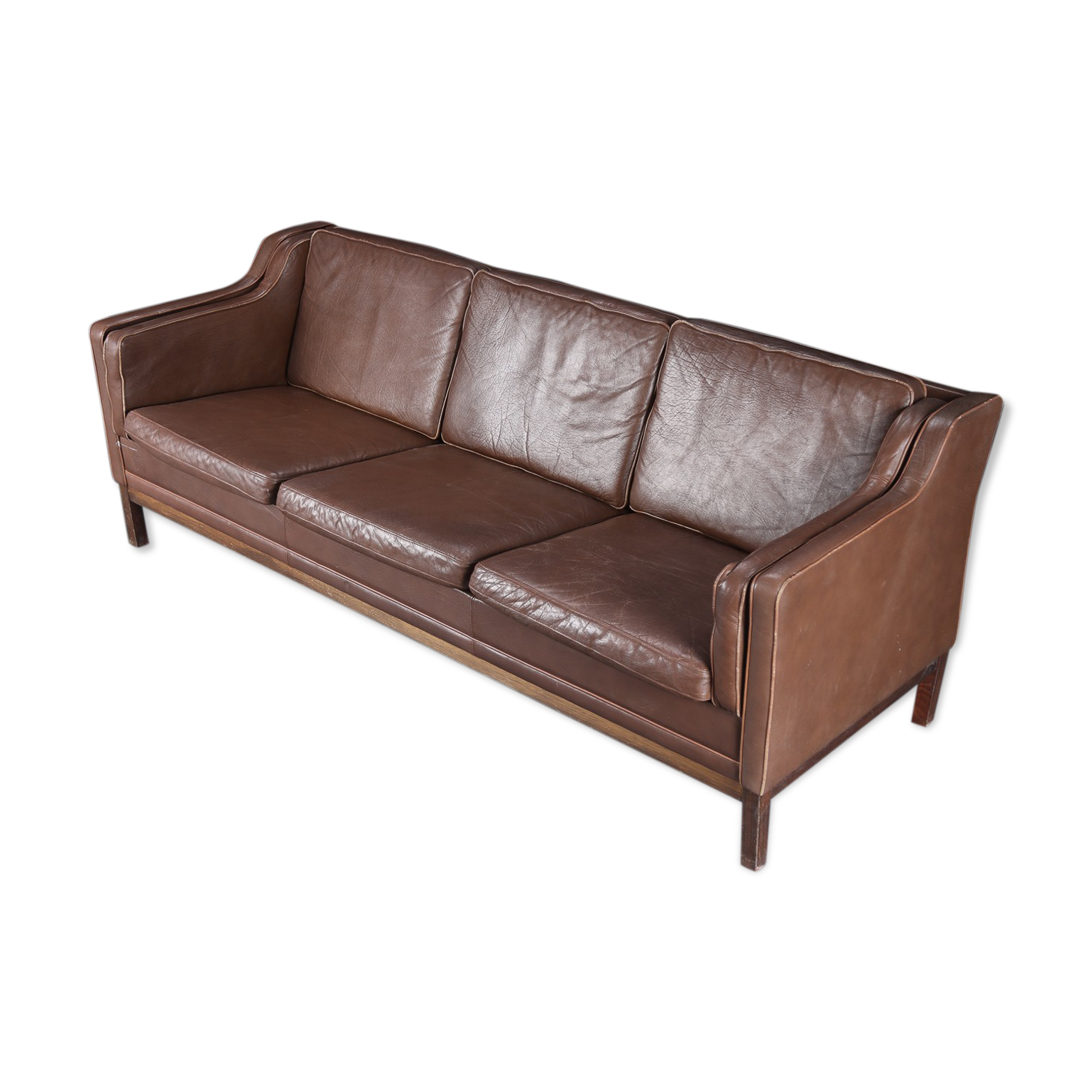 Mogens Hanse, Danish three seater leather sofa