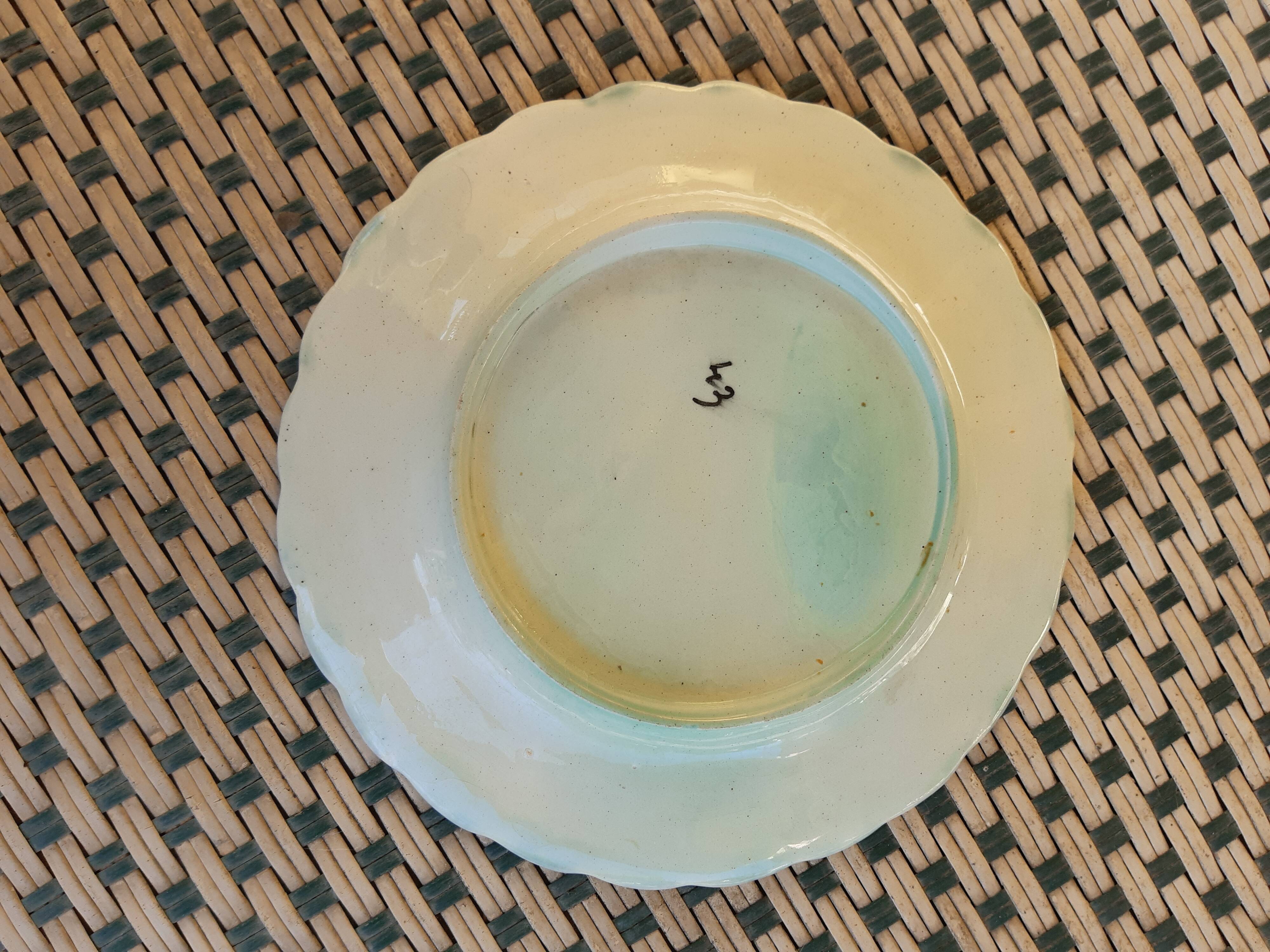 Plate asparagus slurry