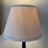 Twisted wood lamp