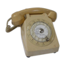 Téléphone beige socotel S63 vintage 1974