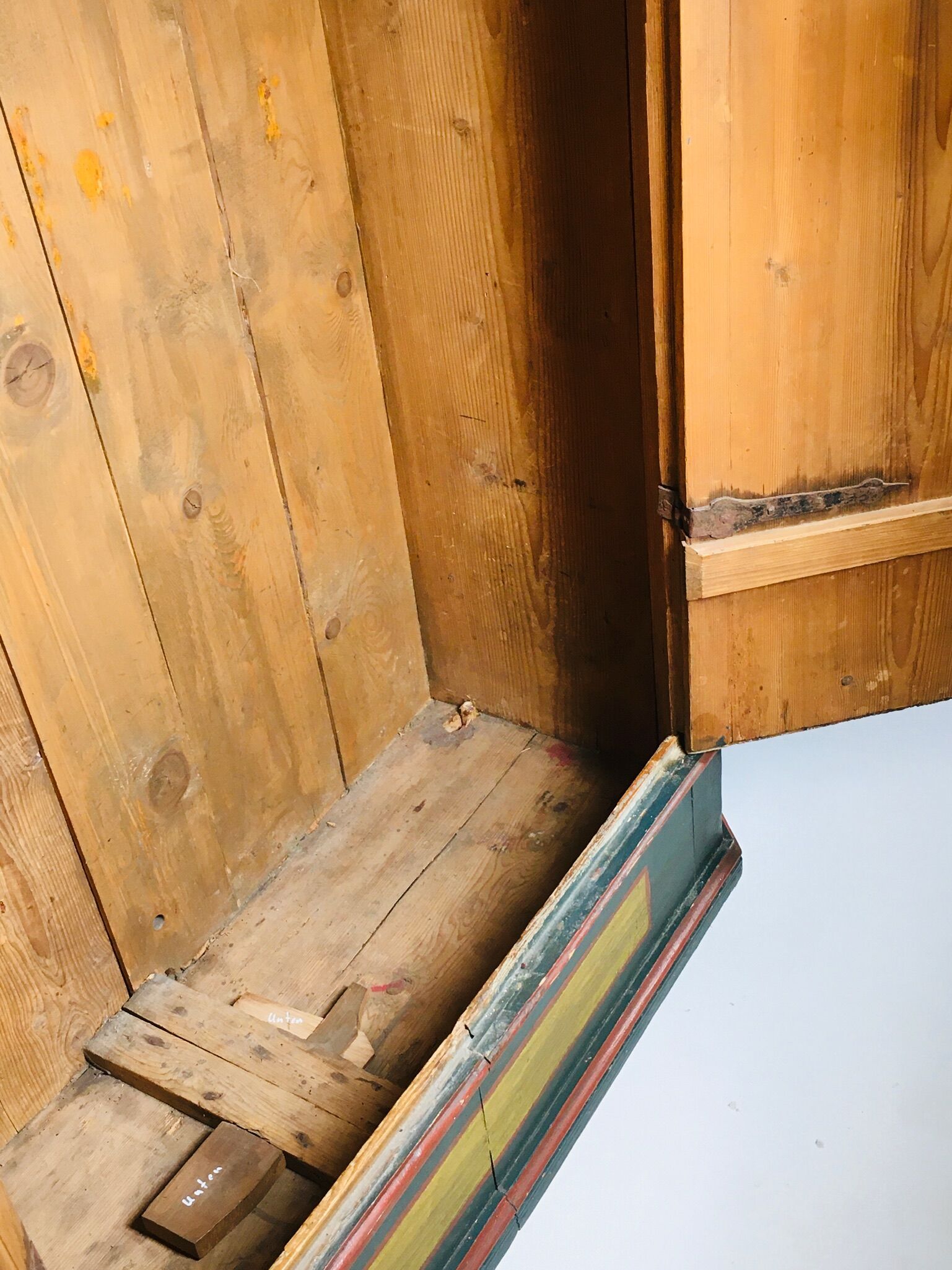 Painted Bavarian wardrobe, Germany 19th's