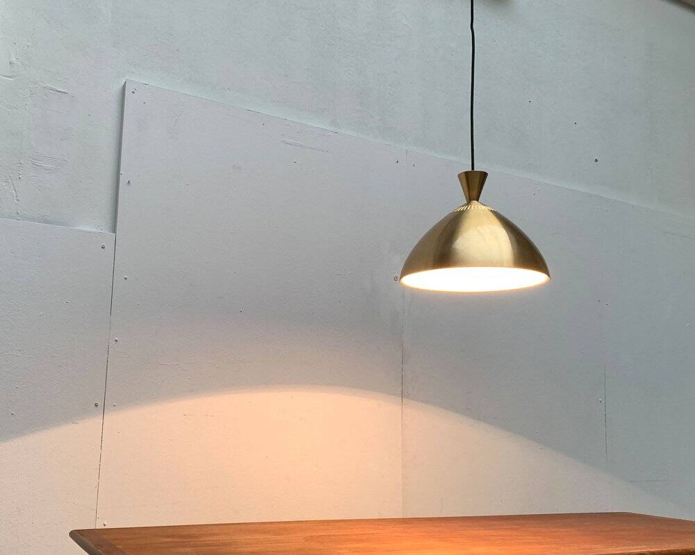 Danish mid-century diabolo pendant lamp by Lyfa, 1960s, set of 2