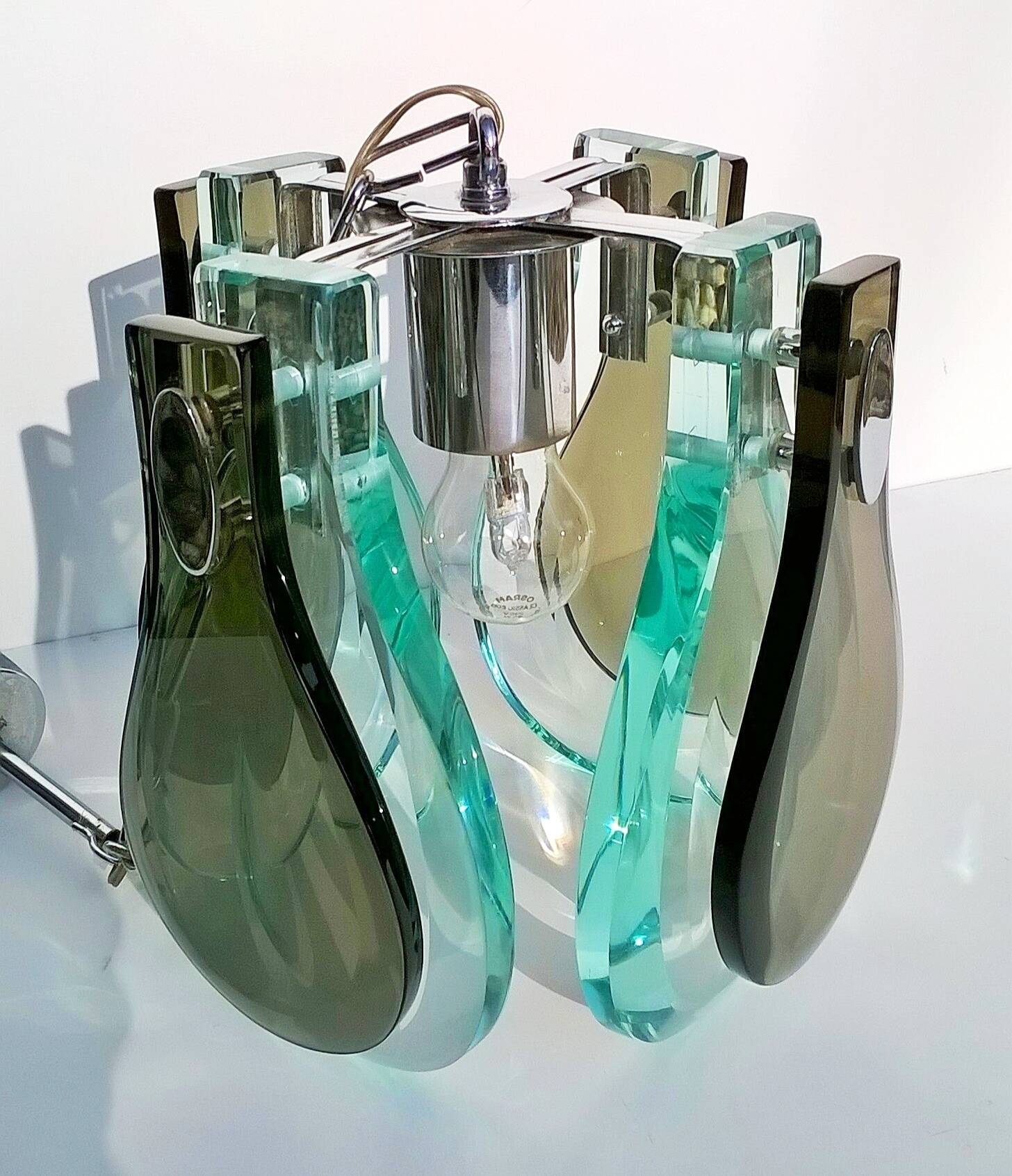 Modern vintage Italian suspension, 1970.