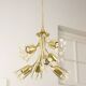 Mid-Century Chandelier by Emil Stejnar for Rupert Nikoll / 1950s Austria / Flower Bouquet Light