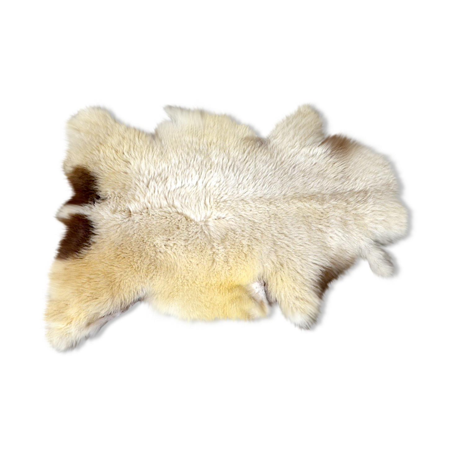 Sheepskin blanchette vintage deco cocooning 65x92cm