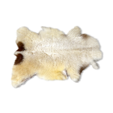 Peau de mouton blanchette déco vintage cocooning 65x92cm