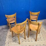 4 vintage luterma bistro chairs