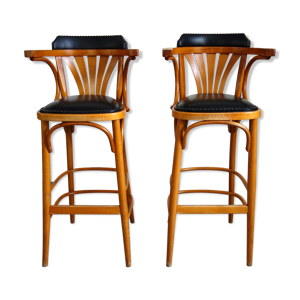 Paire de tabourets de