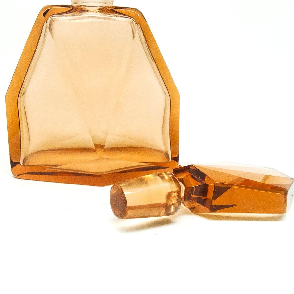 Art Deco carafe from Moser, Czechoslovakia, 1930s