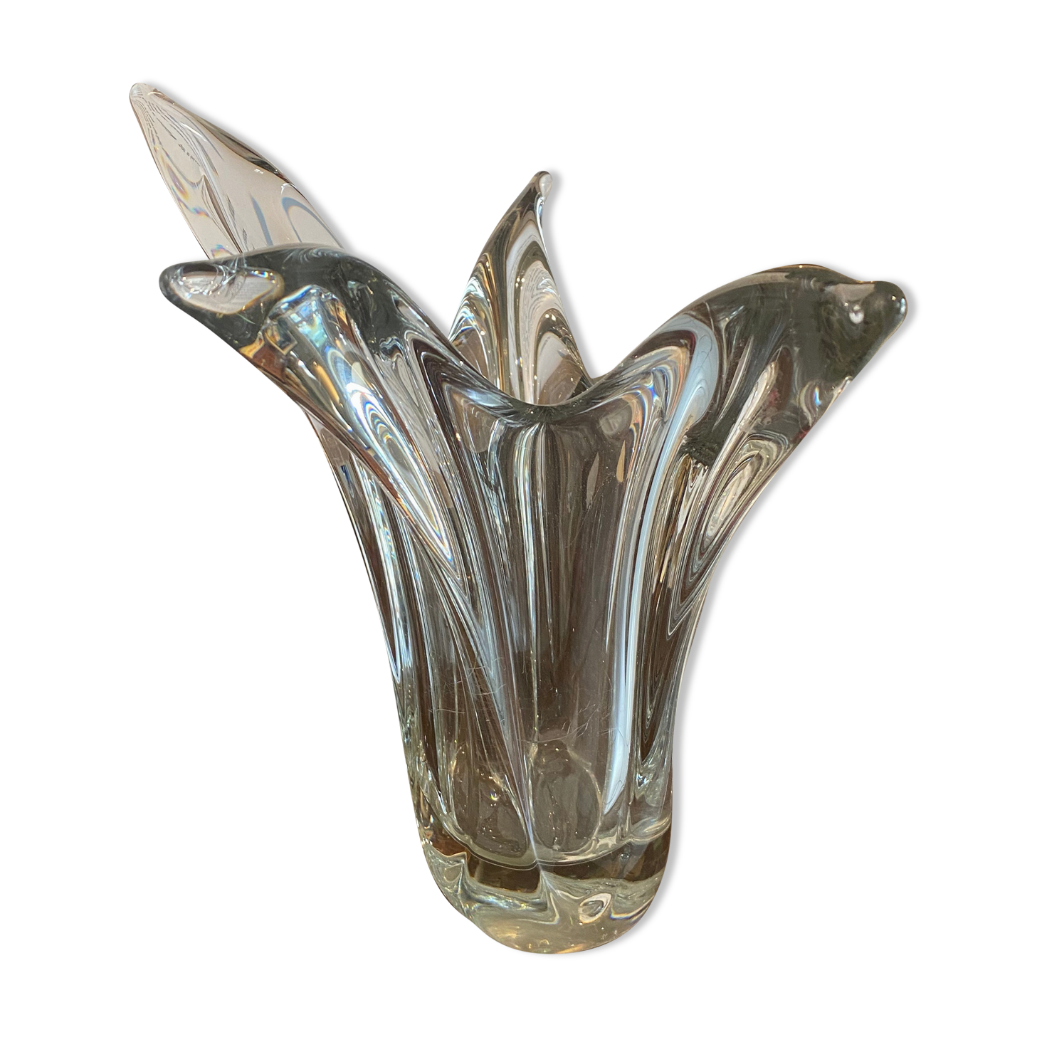 Daum crystal vase