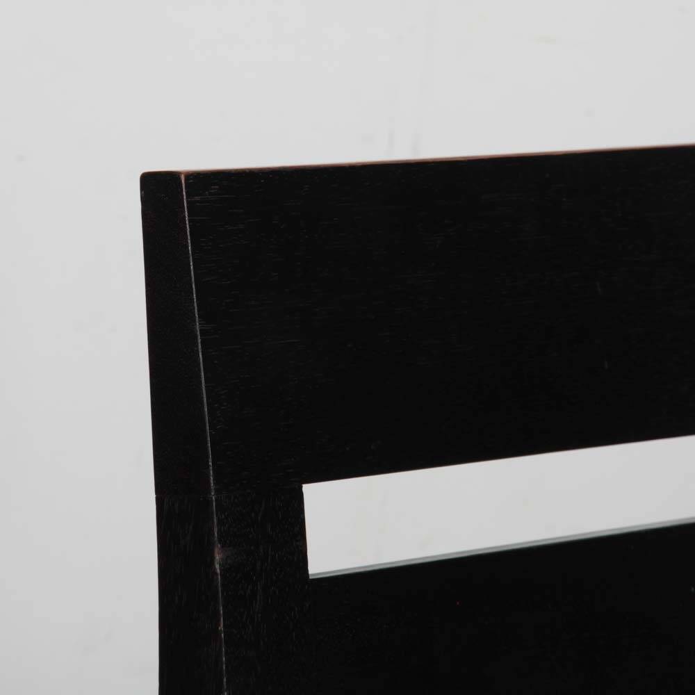 Set of 4 Archipel chairs in leather by Christian Liaigre, 1994