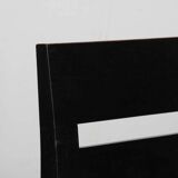 Set of 4 Archipel chairs in leather by Christian Liaigre, 1994