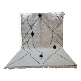 Handmade wool Berber rug 300X200 cm