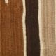 4x5 Vintage Oriental Brown Kilim Rug, 118x163Cm