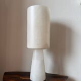 Mid-Century Modernist Spanish Alabaster Table Lamp, 1990s