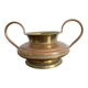 Large amphora or vintage planter in copper and brass
