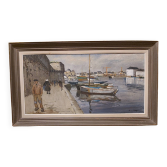 "breton table" port of concarneau r.leforestier