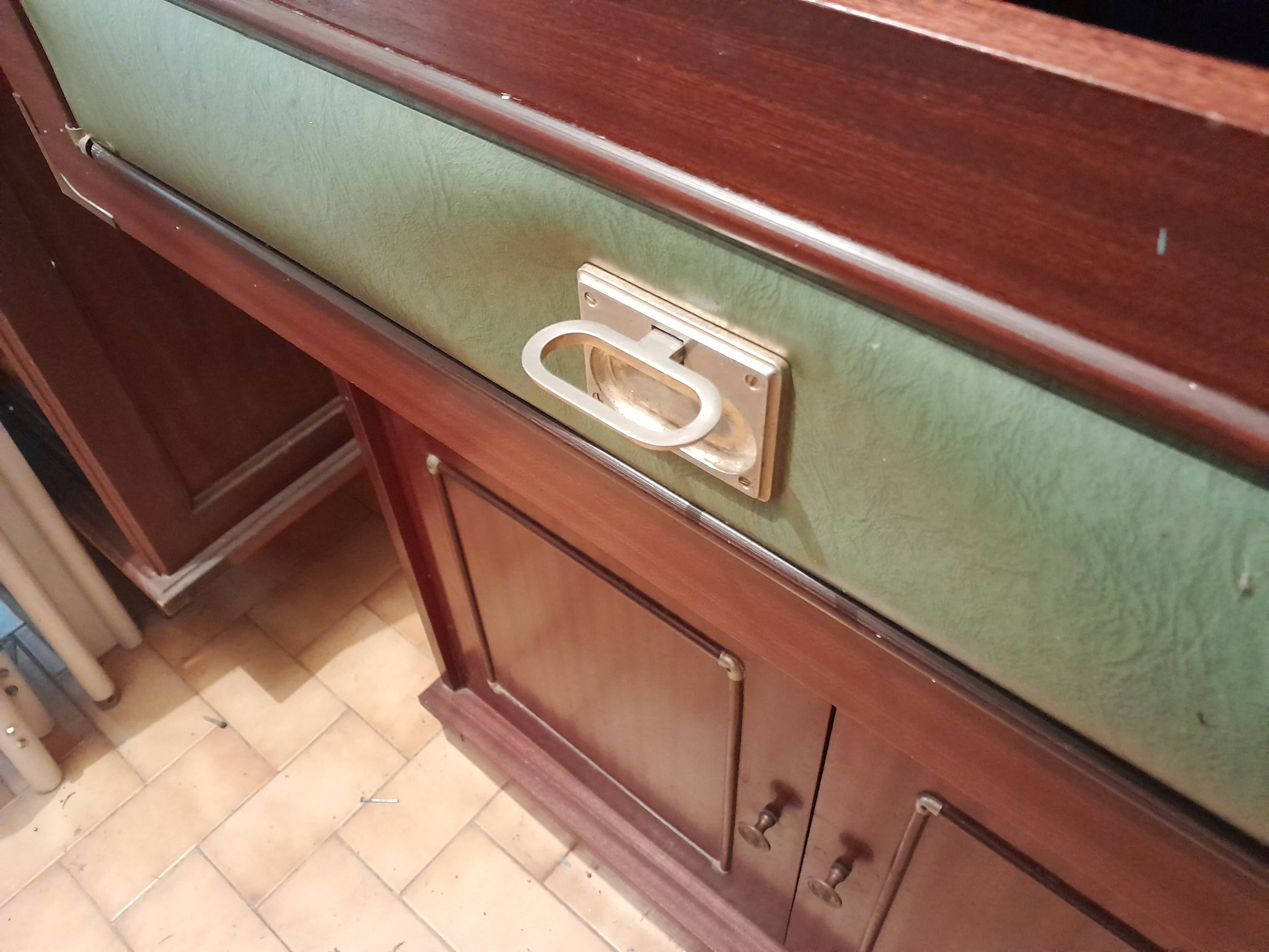 Art Deco vintage secretary bookcase – 1940s/1950s