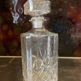 Carafe à whisky en verre ancienne