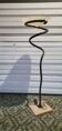 Vintage floor lamp snake metal travertine foot with murano