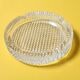 Crystal Glass Ashtray, Mid-Century Round Ashtray / Italy / 1960s