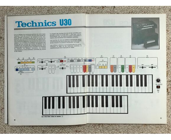 Technics SX U30 electronic organ from 1982. Perfect working order. | Selency