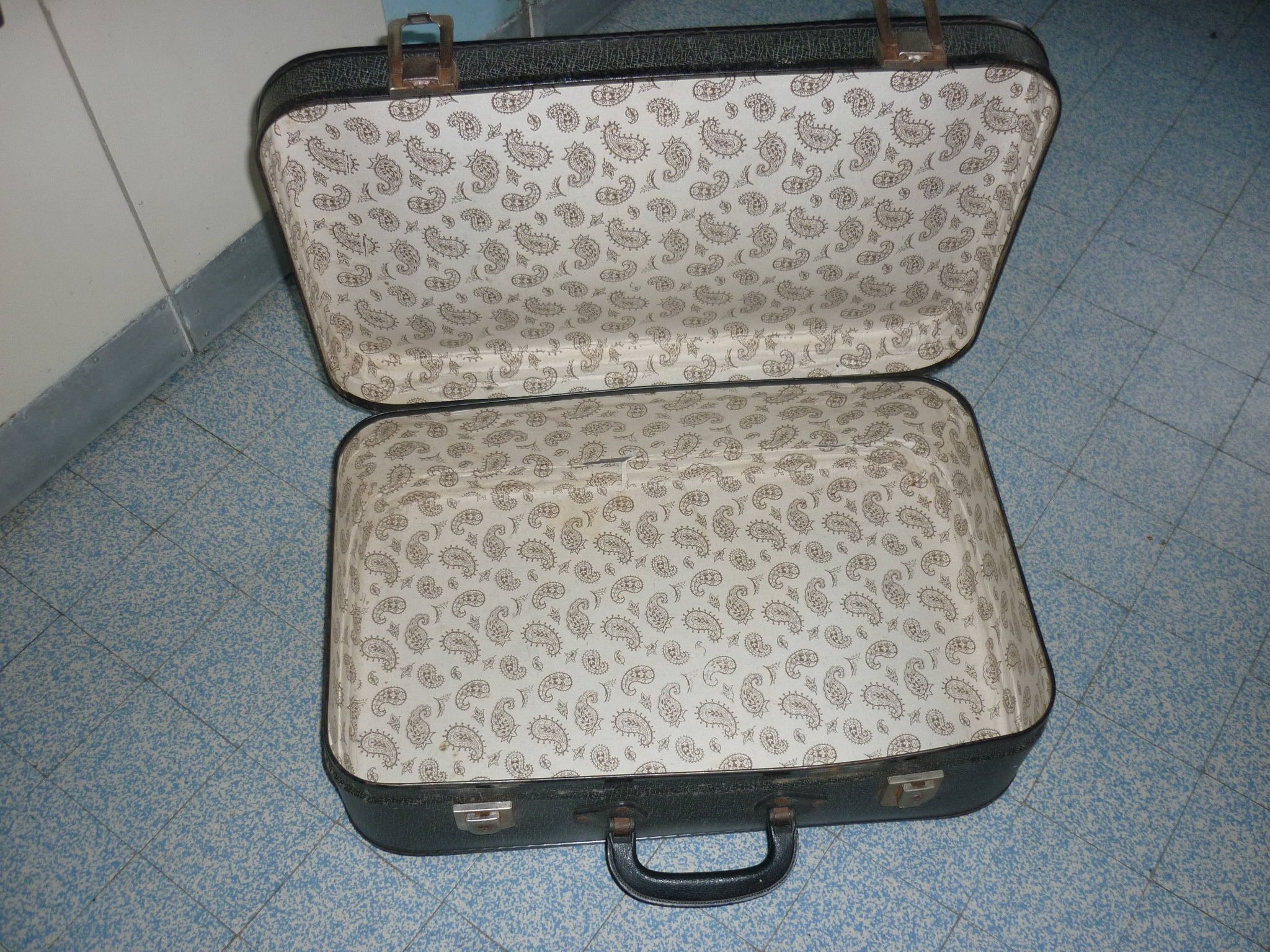 Valise grise foncée Unica