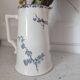 Old milk jug Digoin Sarreguemine model Carmen iron earth