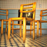 Set of 3 chairs Pierre Cruege