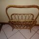 Rattan magazine holder