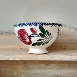 Old bowl, Longwy earthenware