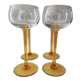 Set de 4 verres à vin blanc
