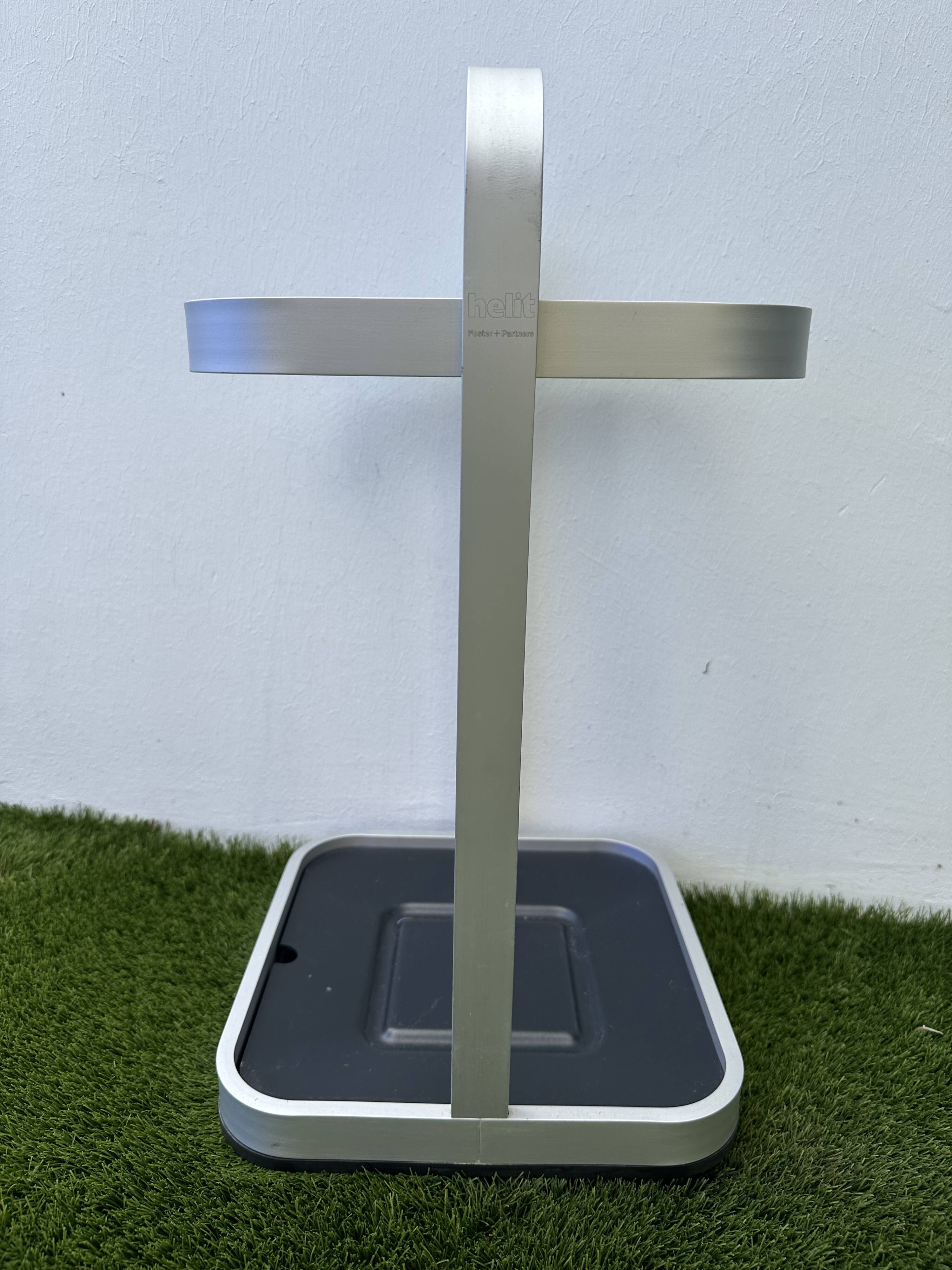 Helit design aluminum umbrella stand, Foster Partners