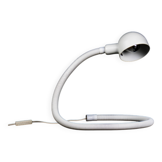 Lampe serpent blanche vintage DLG de la HEBI