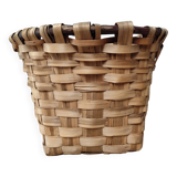 Chestnut basket wicker and rattan