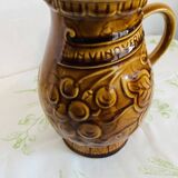 pitcher from the Sarreguemines earthenware factory