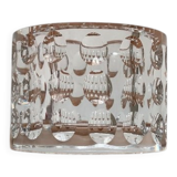 Vintage crystal glass chandelier by Oleg Cassini