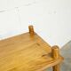 Scandinavian rectangular shelf from the 1960s, made of solid pine with round pencil legs.